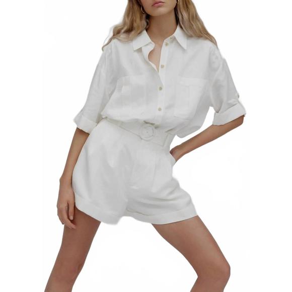 NEW SIGNIFICANT OTHER ophelia shorts in ivory